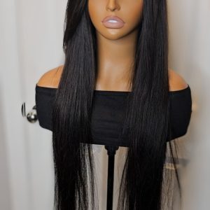 Natural Color Black 10"- 30" Un-customized pre-made Wigs