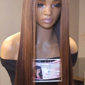 Custom Brown Honey Color HD Lace 250% Density